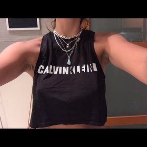Calvin Klein cropped tank